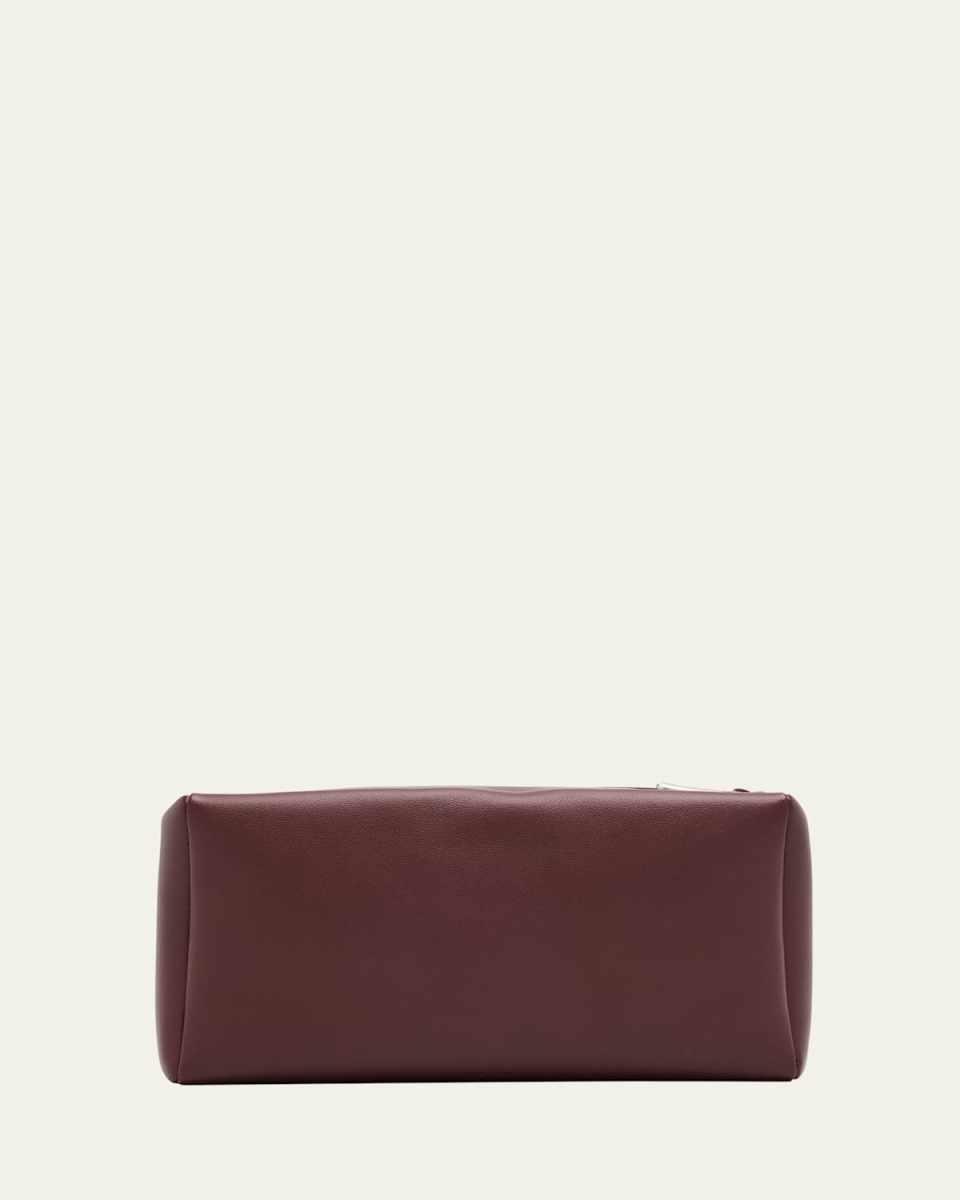 Compact Clutch Bag in Nappa Leather